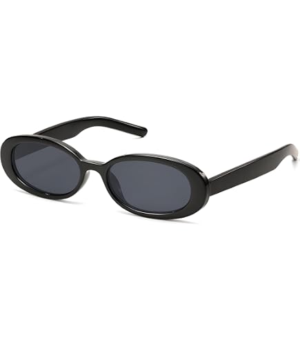 ONLYZILLA Retro Classic Oval Sunglasses for Women and Men Small